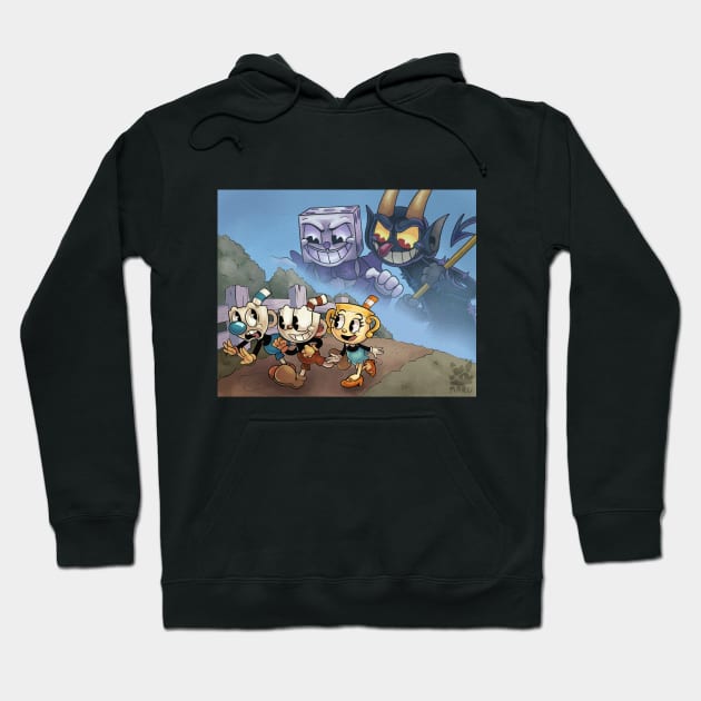 The Cuphead Show 1st Anniversary Hoodie by Maru-Chan-Shop